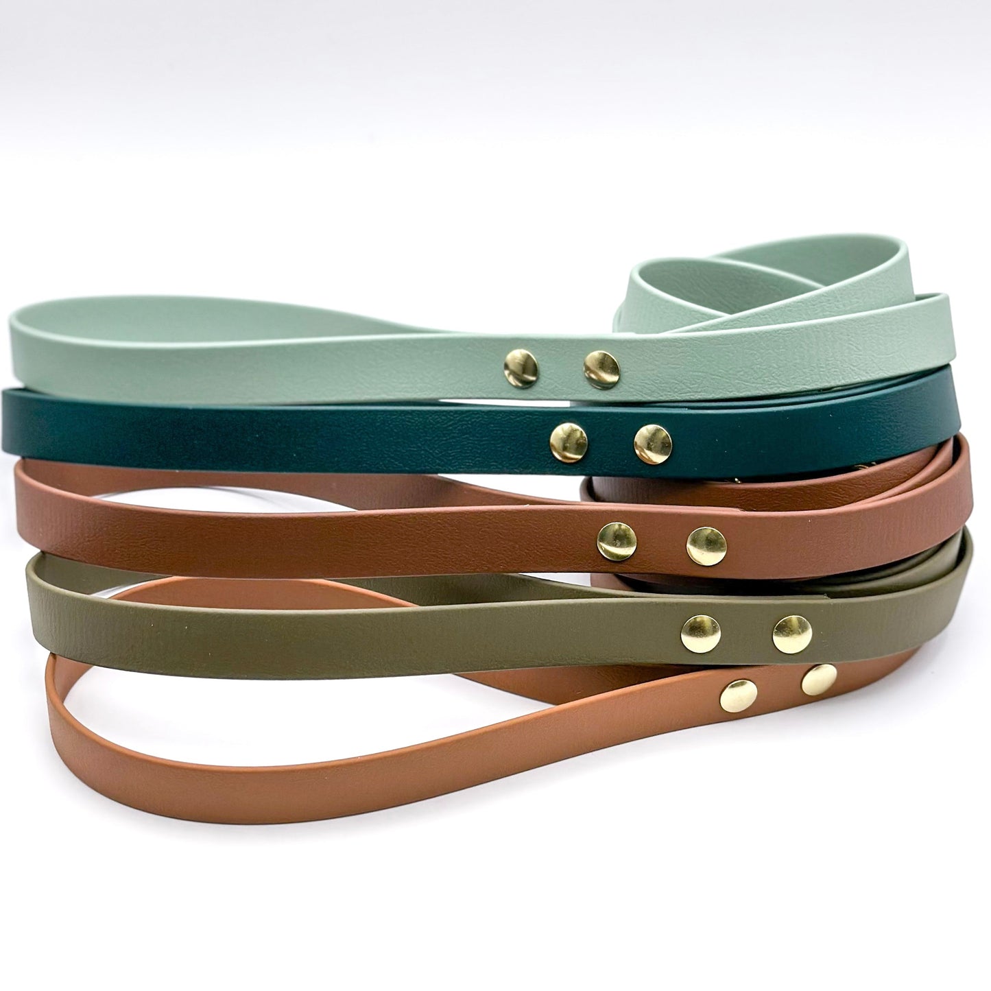 durable biothane dog leash in neutral colours handmade in canada by Wanderlust Pup Co.