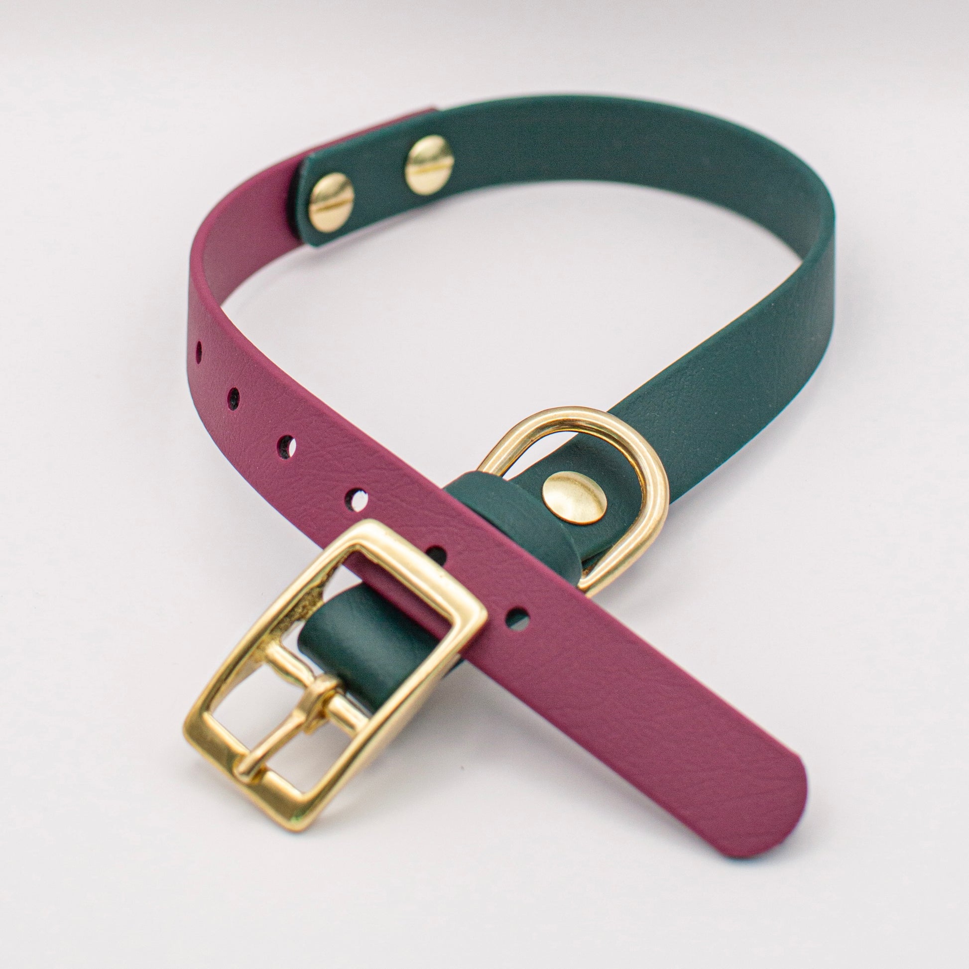 Two Tone Biothane dog collar