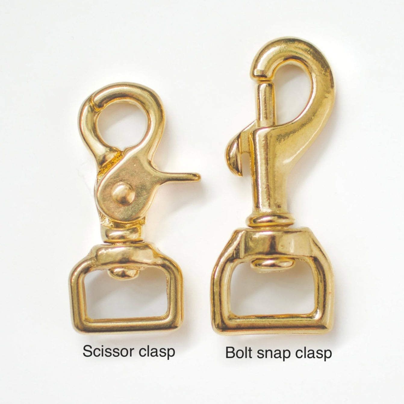 solid brass hardware for dog accessories. Made in Canada